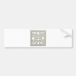 SquareDecorativeTile112810 Bumper Sticker