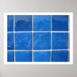 squares blue print