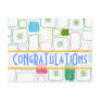 Squares in orange, CoNgRaTuLaTiOns