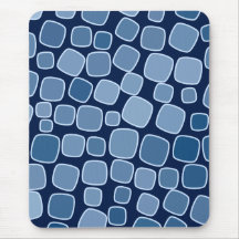 Squarish Blues Mousepad