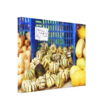 Squash at Farmer's Market Canvas Prints
