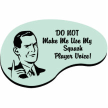 Squash Player Voice Photo Cut Out