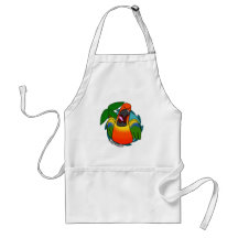 Squawking Sun Conure Apron