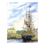 'Squeezing Through' Postcard