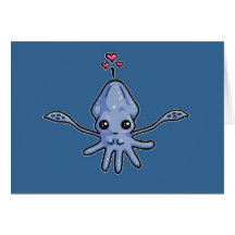 Squid Love Card