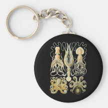 Squid & Octopus Keychains
