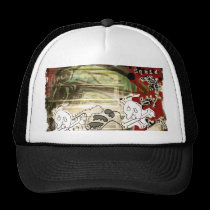 squids n skulls trucker hat hats