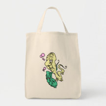Squiggley Aliens.png Canvas Bags