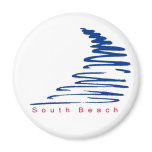 Squiggly Lines_South Beach magnet