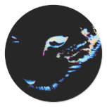 Squiggy Black stickers