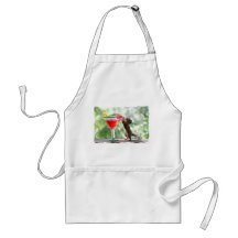 Squirrel Drinking Cocktail Apron