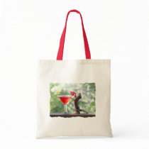 Squirrel Drinking Tropical Drink Bag