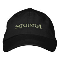 Squirrel Embroidered Baseball Caps