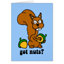 squirrel got nuts card