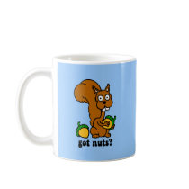 squirrel got nuts coffee mugs