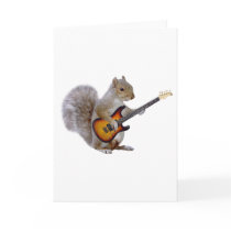 Squirrel Guitar Cards