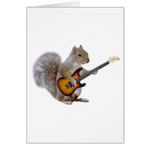 Squirrel Guitar Cards