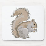 Squirrel Illustration mousepads