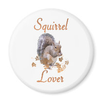 Squirrel Lover Refrigerator Magnets
