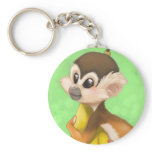 Squirrel Monkey with Banana keychains