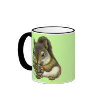 Squirrel Coffee Mugs