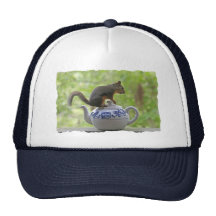 Squirrel on a Teapot Trucker Hat