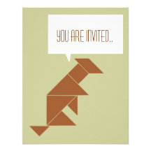 squirrel party like animals invitation
