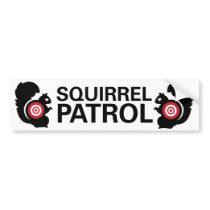 Squirrel Patrol Bumper Stickers