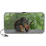 Squirrel Playing Electric Guitar Travelling Speaker