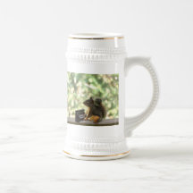 Squirrel Playing Piano Coffee Mugs