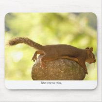Squirrel Relaxing Mousepad