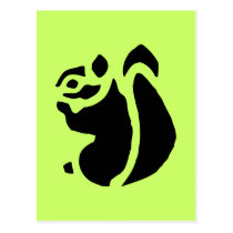 Squirrel Rodent postcards