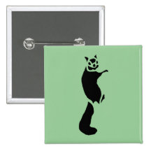 Squirrel Rodent Squirrels Pinback Button