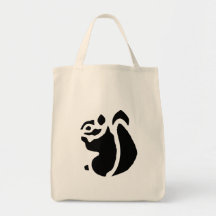 Squirrel Rodent Tote Bags