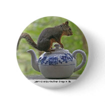 Squirrel Sitting on a Teapot Pins