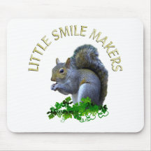 Squirrel Smile Makers Mouse Pads