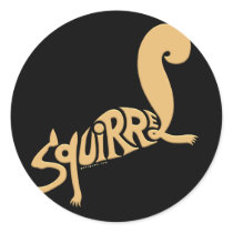 Squirrel Sticker