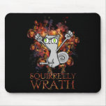 Squirrelly Wrath! Foamy Mousepad