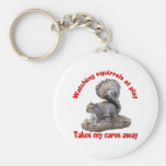 Squirrels at Play Keychains