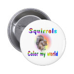 Squirrels Colour My World Buttons