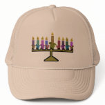 Squirrels Hannukah Menorah Hat