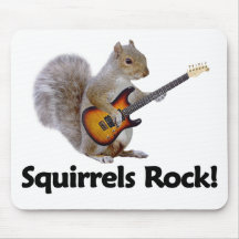 Squirrels Rock! Mousepad