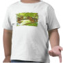 Squirrels watching child's t-shirt