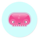 Squishies Pink Bloop Stickers