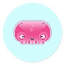 Squishies Pink Bloop Stickers