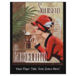 Squisito Cioccolato Italian Chocolate Woman in Red Flyer