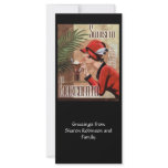 Squisito Cioccolato Italian Chocolate Woman in Red Custom Rack Cards