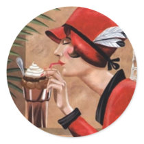 Squisito Cioccolato Italian Chocolate Woman in Red