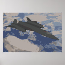 SR-71 Blackbird "Chilly Recon" Poster