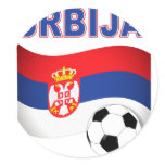srbija soccer football world cup 2010 round stickers
